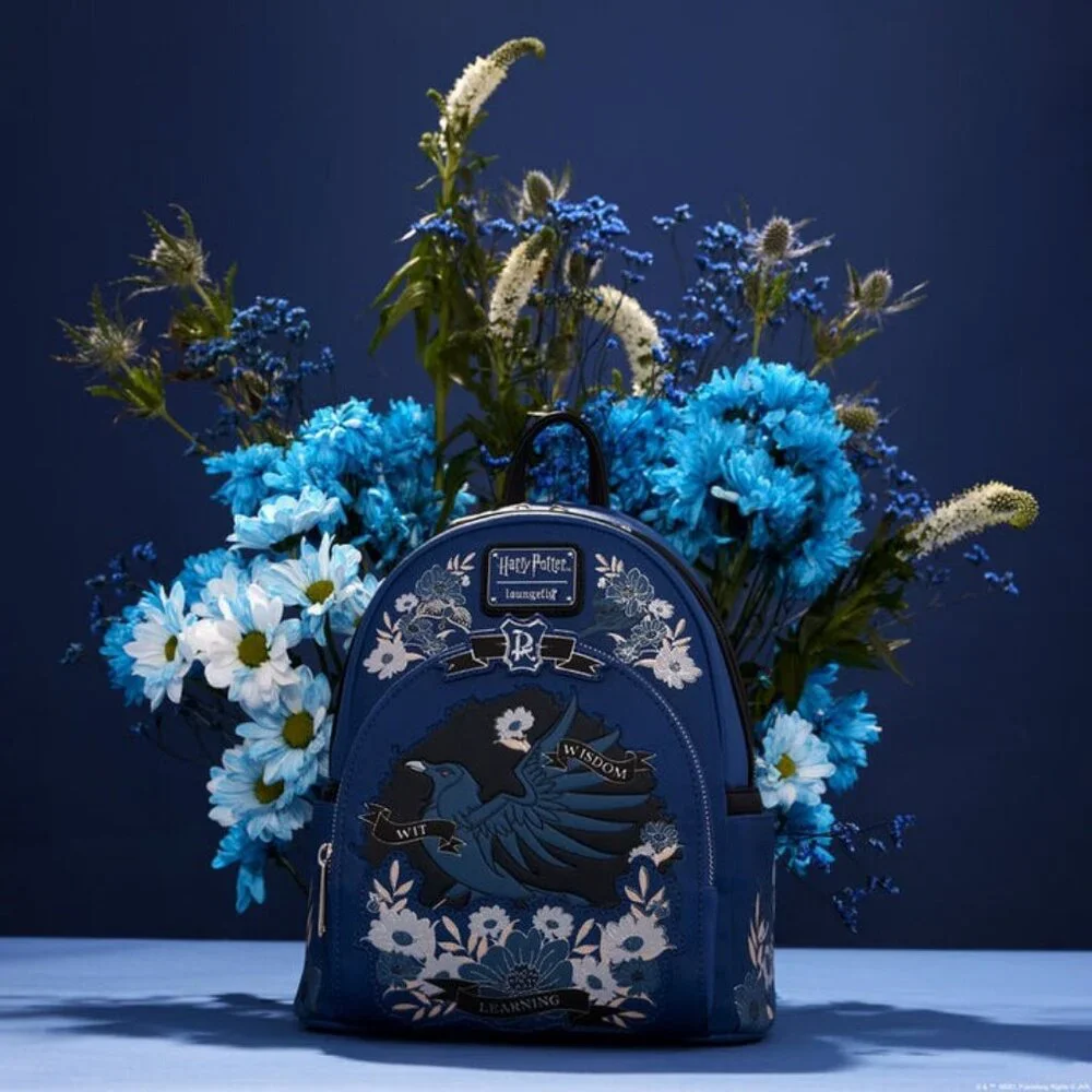 NEW WITH TAGS! Loungefly Harry Potter Ravenclaw House Tattoo Mini Backpack - Picture 5 of 5